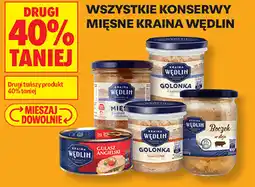 Biedronka Wszystkie konserwy mięsne Kraina Wędlin oferta