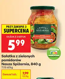 Biedronka Sałatka z zielonych pomidorów Nasza Spiżarnia oferta