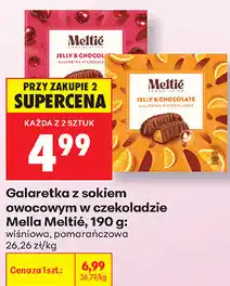 Biedronka Galaretka z sokiem owocowym w czekoladzie Mella Meltié oferta