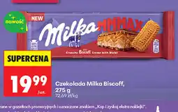 Biedronka Czekolada Milka Biscoff oferta