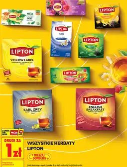 Biedronka Wszystkie herbaty Lipton oferta