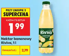 Biedronka Nektar bananowy Riviva oferta