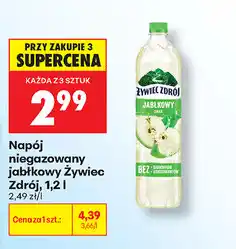 Biedronka Napój niegazowany jabłkowy Żywiec Zdrój oferta