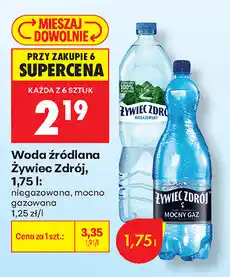 Biedronka Woda źródlana Żywiec Zdrój oferta