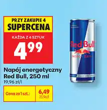 Biedronka Napój energetyczny Red Bull oferta