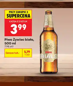Biedronka Piwo Żywiec białe oferta