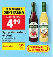 Biedronka Syrop Herbarium oferta