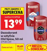 Biedronka Dezodorant w sztyfcie Old Spice oferta