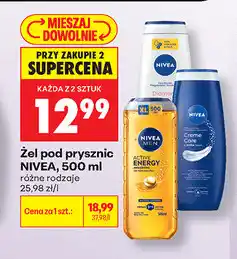 Biedronka Żel pod prysznic NIVEA oferta