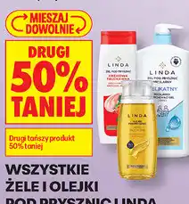 Biedronka Wszystkie żele i olejki pod prysznic Linda oferta
