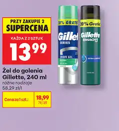 Biedronka Żel do golenia Gillette oferta