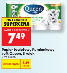 Biedronka Papier toaletowy Rumiankowy soft Queen oferta