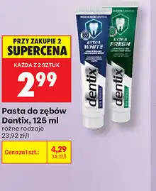 Biedronka Pasta do zębów Dentix oferta