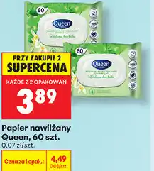 Biedronka Papier nawilżany Queen oferta