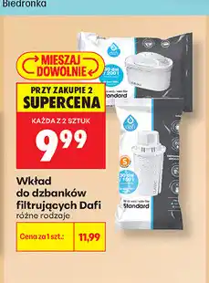 Biedronka Wkład do dzbanków filtrujących Dafi różne rodzaje oferta