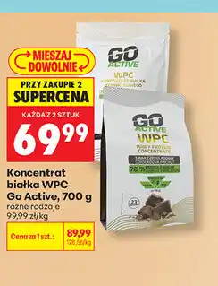 Biedronka Koncentrat białka WPC Go Active, 700 g różne rodzaje oferta