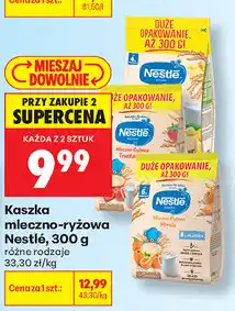 Biedronka Kaszka mleczno-ryżowa Nestlé oferta