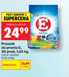Biedronka Proszek do prania E, 30 prań oferta