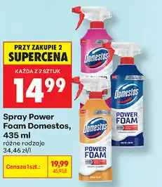 Biedronka Spray Power Foam Domestos oferta