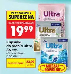 Biedronka Kapsułki do prania Ultra, 36 szt oferta