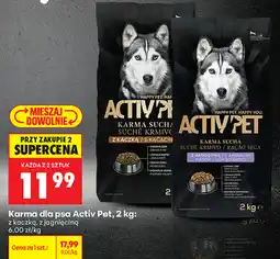 Biedronka Karma dla psa Activ'Pet, 2 kg: z kaczką, z jagnięciną oferta