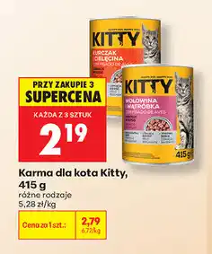 Biedronka Karma dla kota Kitty oferta