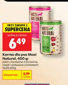 Biedronka Karma dla psa Maxi Natural oferta