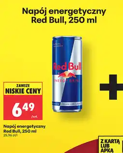 Biedronka Napój energetyczny Red Bull oferta