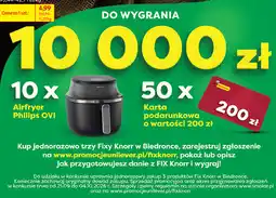 Biedronka Loteria Knorr Fix oferta