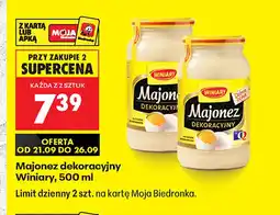 Biedronka Majonez dekoracyjny Winiary oferta