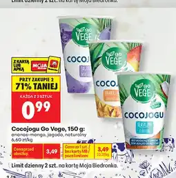 Biedronka Cocojogu Go Vege naturalny oferta