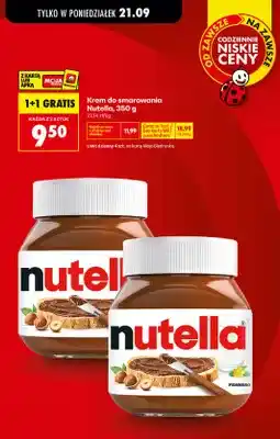 Biedronka Krem do smarowania Nutella oferta