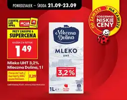 Biedronka Mleko UHT Mleczna Dolina 3,2% oferta