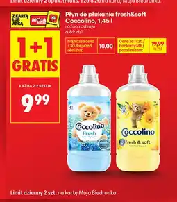 Biedronka Płyn do płukania fresh & soft Coccolino oferta
