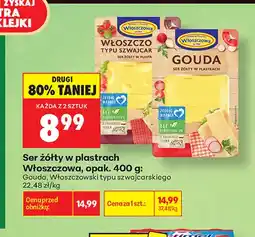 Biedronka Ser gouda w plastrach Włoszczowa oferta