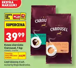 Biedronka Kawa ziarnista Carousel classic oferta