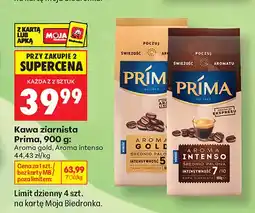 Biedronka Kawa ziarnista Prima Aroma gold oferta