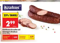 Biedronka Kiełbasa krucha od szwagra Krakus oferta
