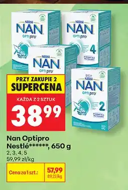 Biedronka Mleko modyfikowane Nan Optipro 4 Nestlé oferta
