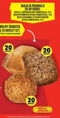 Biedronka Bułka z ziarnem długa fermentacja oferta