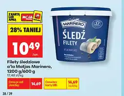 Biedronka Filety śledziowe a'la Matjas Marinero oferta