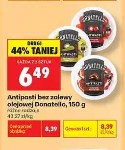 Biedronka Antipasti bez zalewy olejowej wiśniowe papryczki Donatello oferta