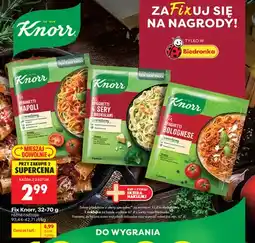 Biedronka Fix Spaghetti Napoli Knorr oferta