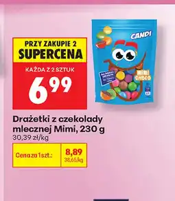 Biedronka Drażetki z czekolady mlecznej Mimi Candi oferta