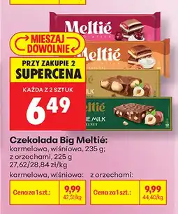 Biedronka Czekolada Big Meltié karmelowa oferta
