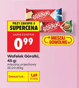 Biedronka Wafelek Góralki orzechowy oferta