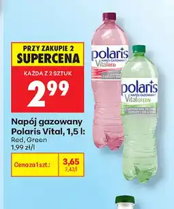 Biedronka Napój gazowany Polaris Vital Green oferta