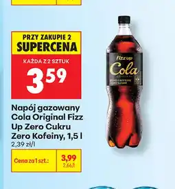 Biedronka Napój gazowany Cola Original Fizz Up Zero Kofeiny oferta