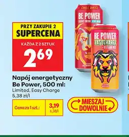 Biedronka Napój energetyczny Be Power Limited oferta