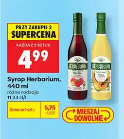 Biedronka Syrop Herbarium malina z cytryną oferta